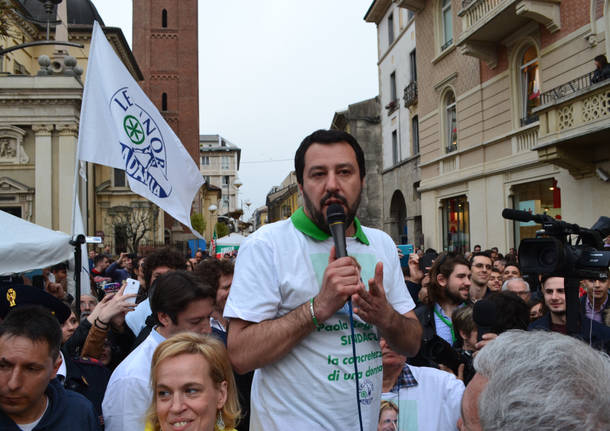 Matteo Salvini a Busto