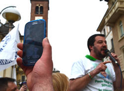 Matteo Salvini a Busto