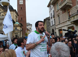 Matteo Salvini a Busto