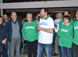 Matteo Salvini a Castellanza per Marinella Colombo