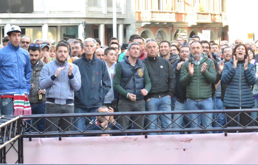 Piazza Montegrappa per le Final Four