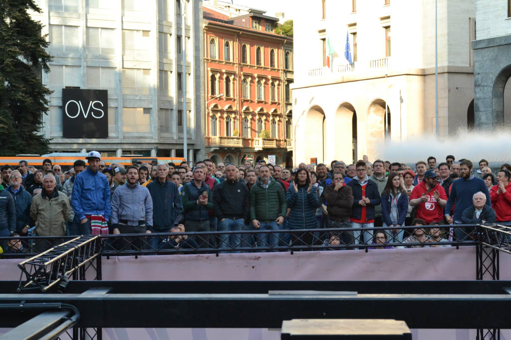 Piazza Montegrappa per le Final Four