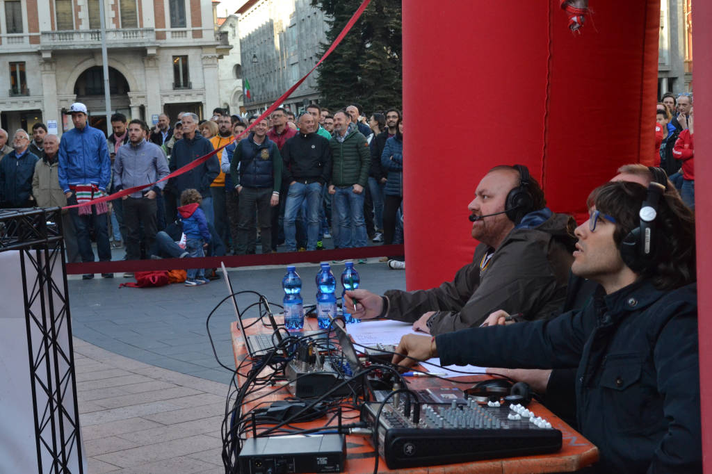 Piazza Montegrappa per le Final Four