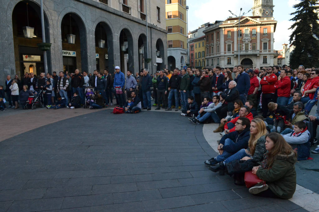 Piazza Montegrappa per le Final Four