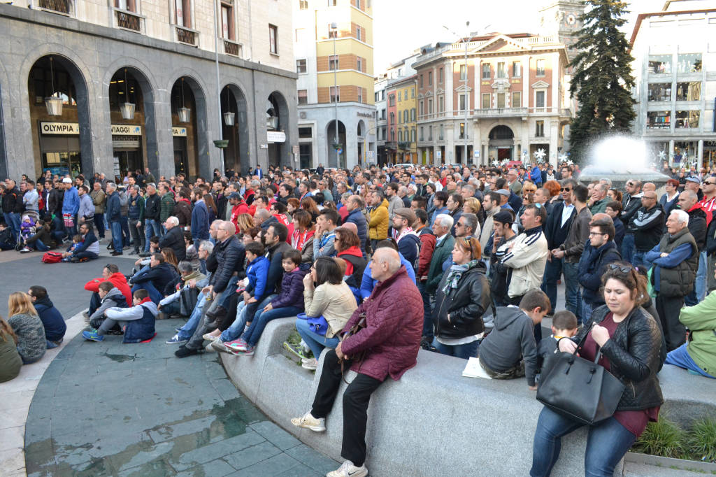 Piazza Montegrappa per le Final Four