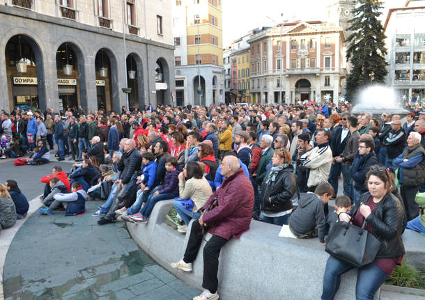 Piazza Montegrappa piena per le Final Four