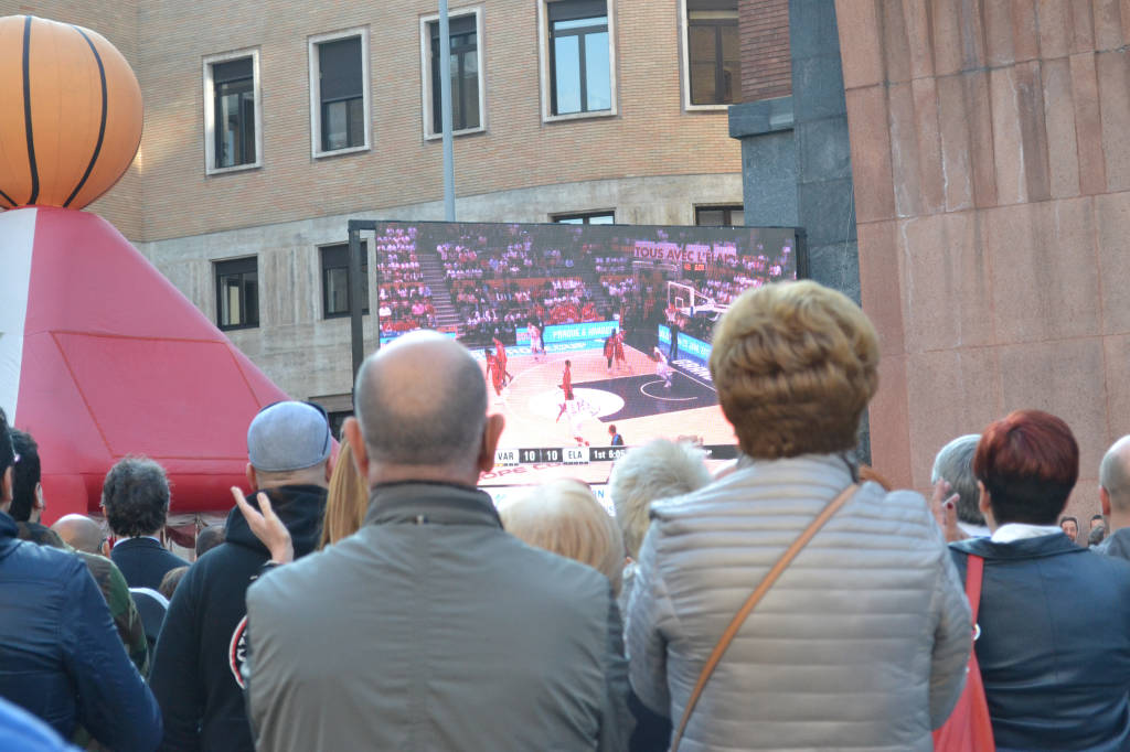 Piazza Montegrappa per le Final Four