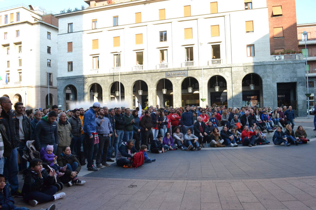 Piazza Montegrappa per le Final Four