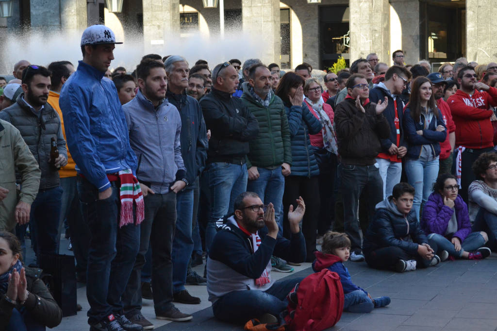 Piazza Montegrappa per le Final Four