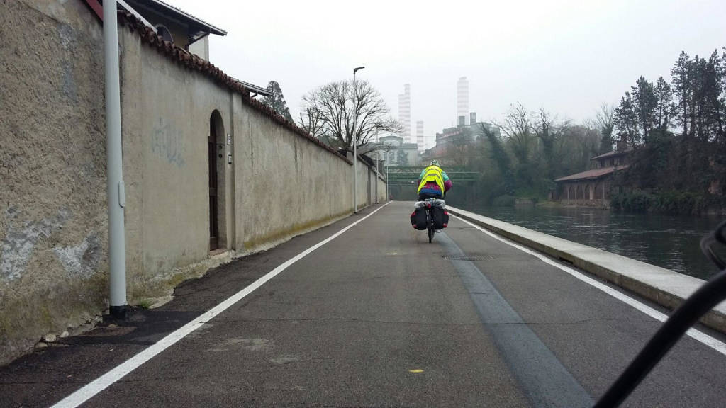 Pietro Scidurlo lungo la Francigena