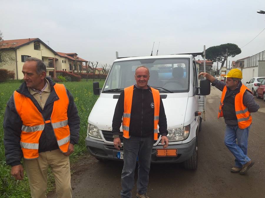 Protesta tigli Samarate 4 aprile