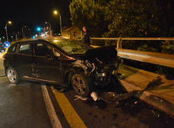 Scontro sul cavalcavia della Mornera