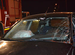 Scontro sul cavalcavia della Mornera