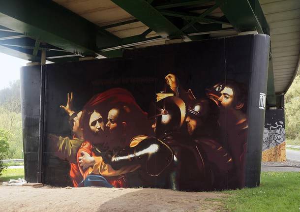 Un Caravaggio nel viadotto, l’ultima opera di Urban Canvas