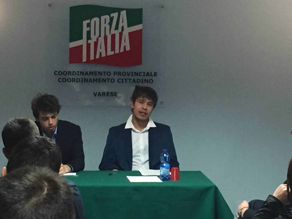 Varese - incontro di forza italia giovani