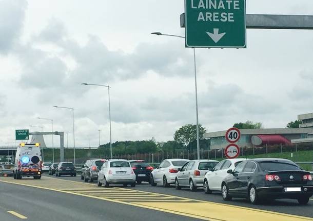 A8 Lainate Arese uscita autostrada