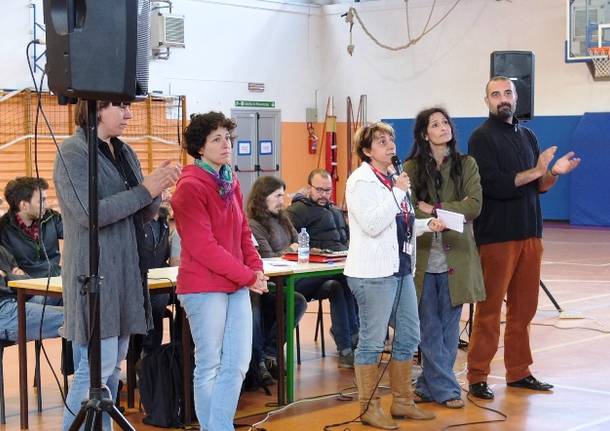 assemblea istituto con i Treni in corsa