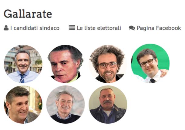 candidati sindaco Gallarate 2016 elezioni amministrative