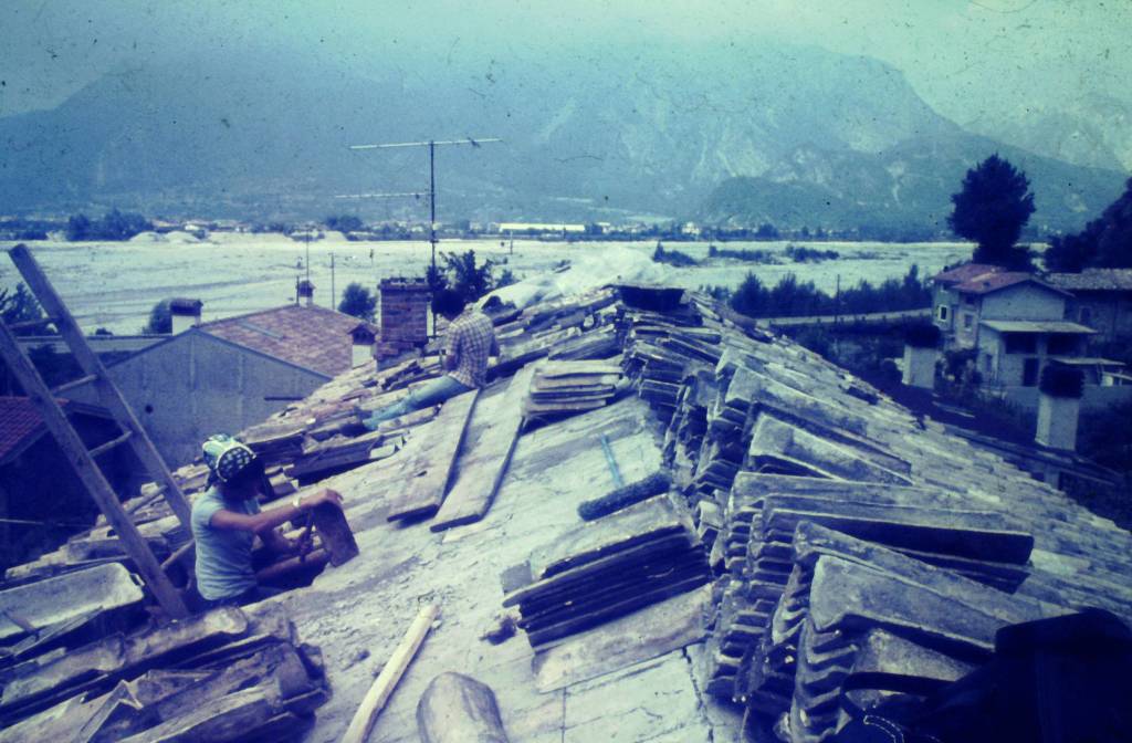 I varesini in Friuli per la ricostruzione dopo il terremoto