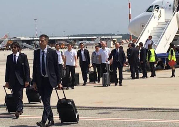 Il Real Madrid sbarca a Malpensa