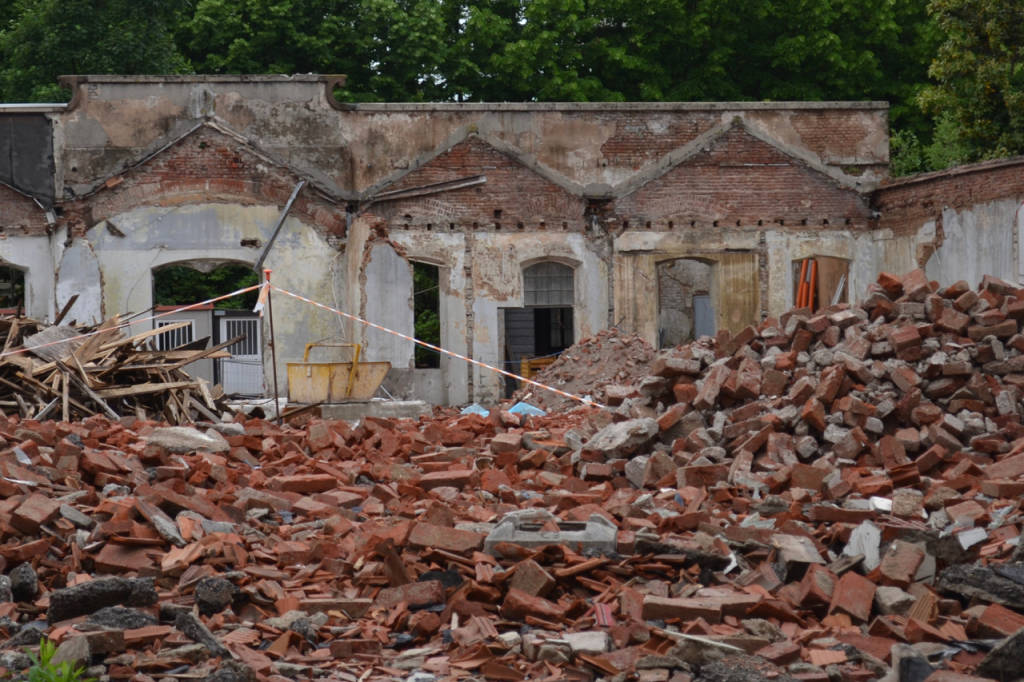 Il Calzaturifico Borri demolito