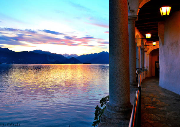 Tramonto Eremo di Santa Caterina del Sasso