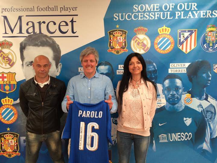 I ragazzi del Torino Club - scuola calcio Marco Parolo, in visita alla Fundation Marcet