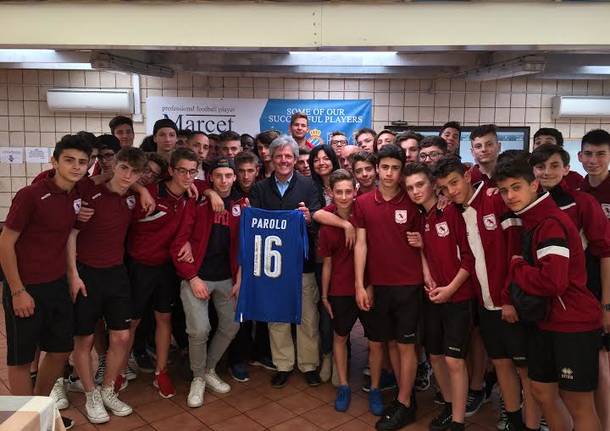 I ragazzi del Torino Club - scuola calcio Marco Parolo, in visita alla Fundation Marcet