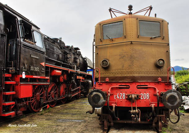 Porte aperte al museo ferroviario di Luino, domenica 15 maggio.