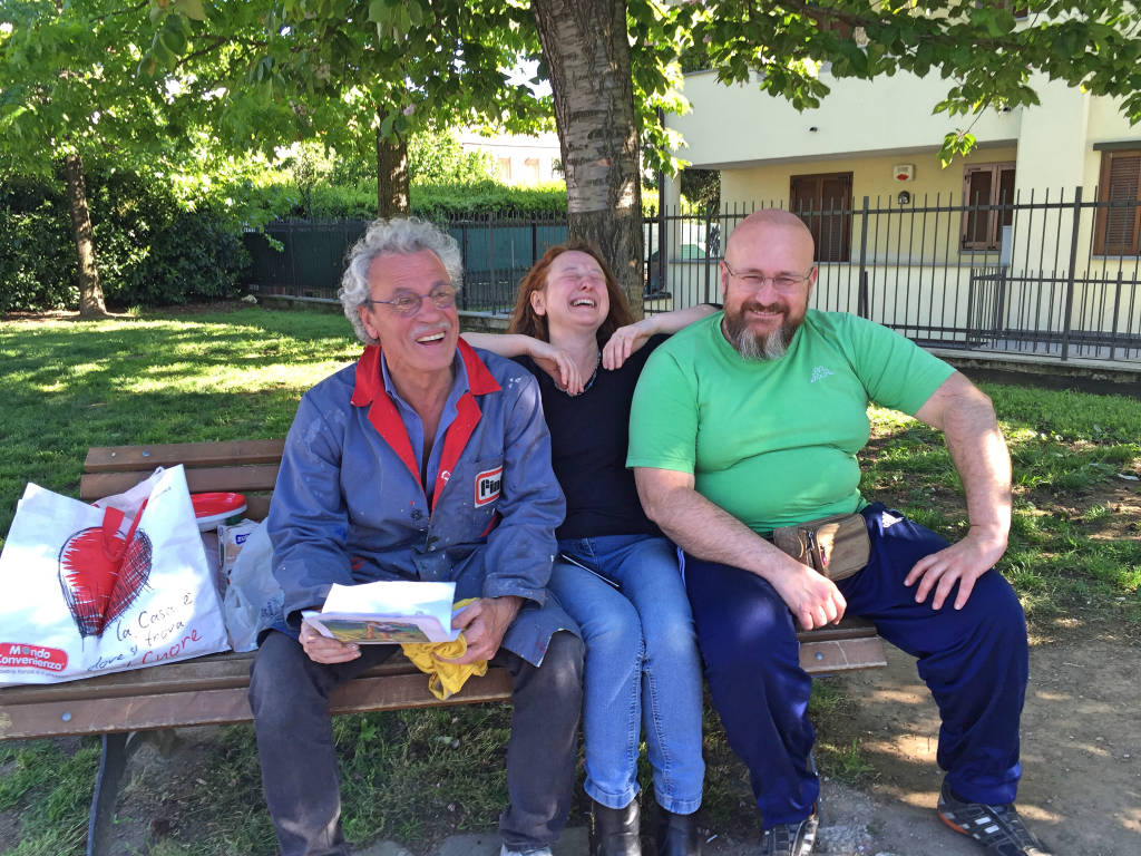 da parcheghio a murales storico del quartiere