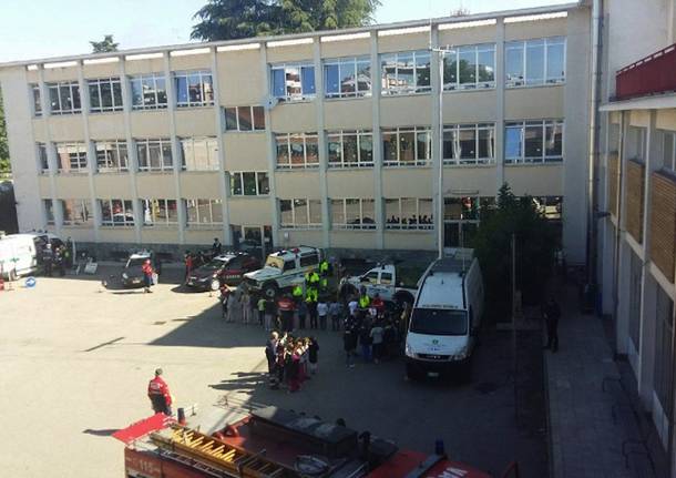 Esercitazione antincendio scuola 2016 Gallarate