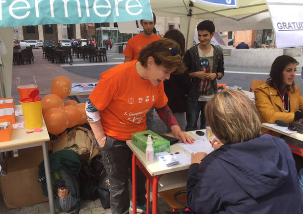 Giornata dell'Infermiere in Piazza Monte Grappa