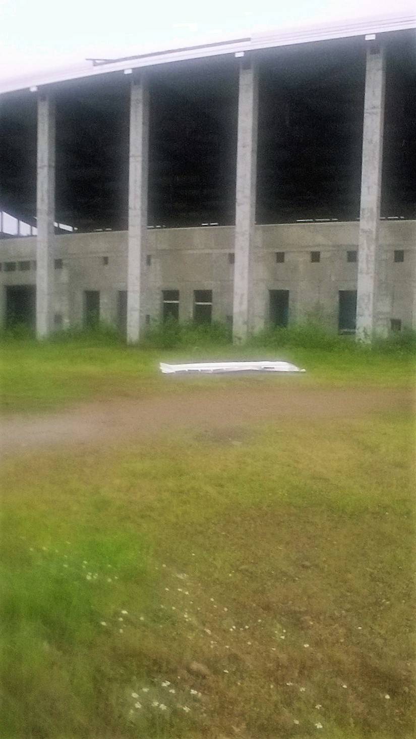 Il palaghiaccio perde pezzi