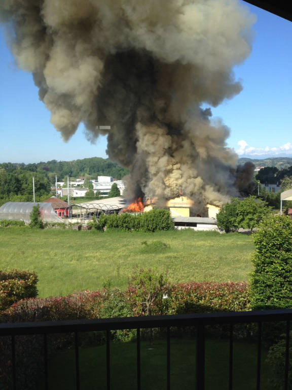 Incendio alla Fattoria Canale