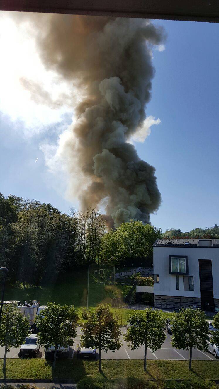 Incendio alla Fattoria Canale