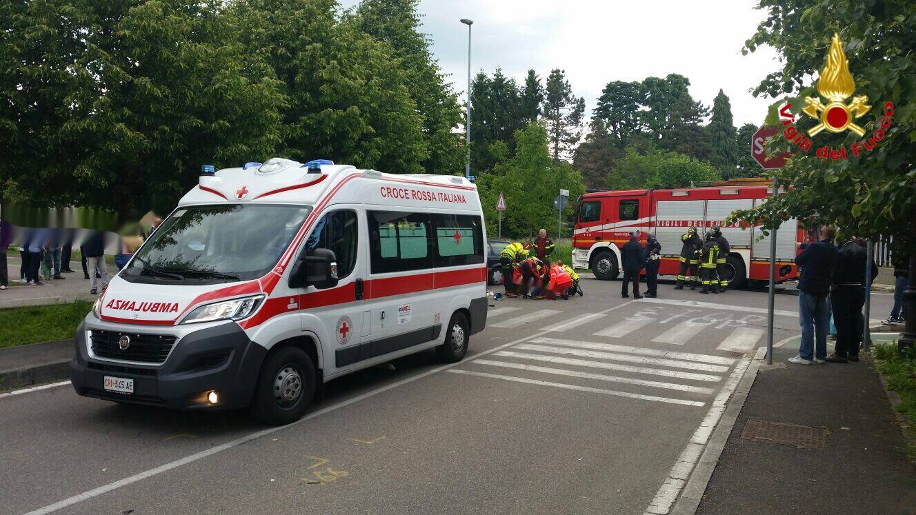 Incidente in Via Pisacane a Tradate