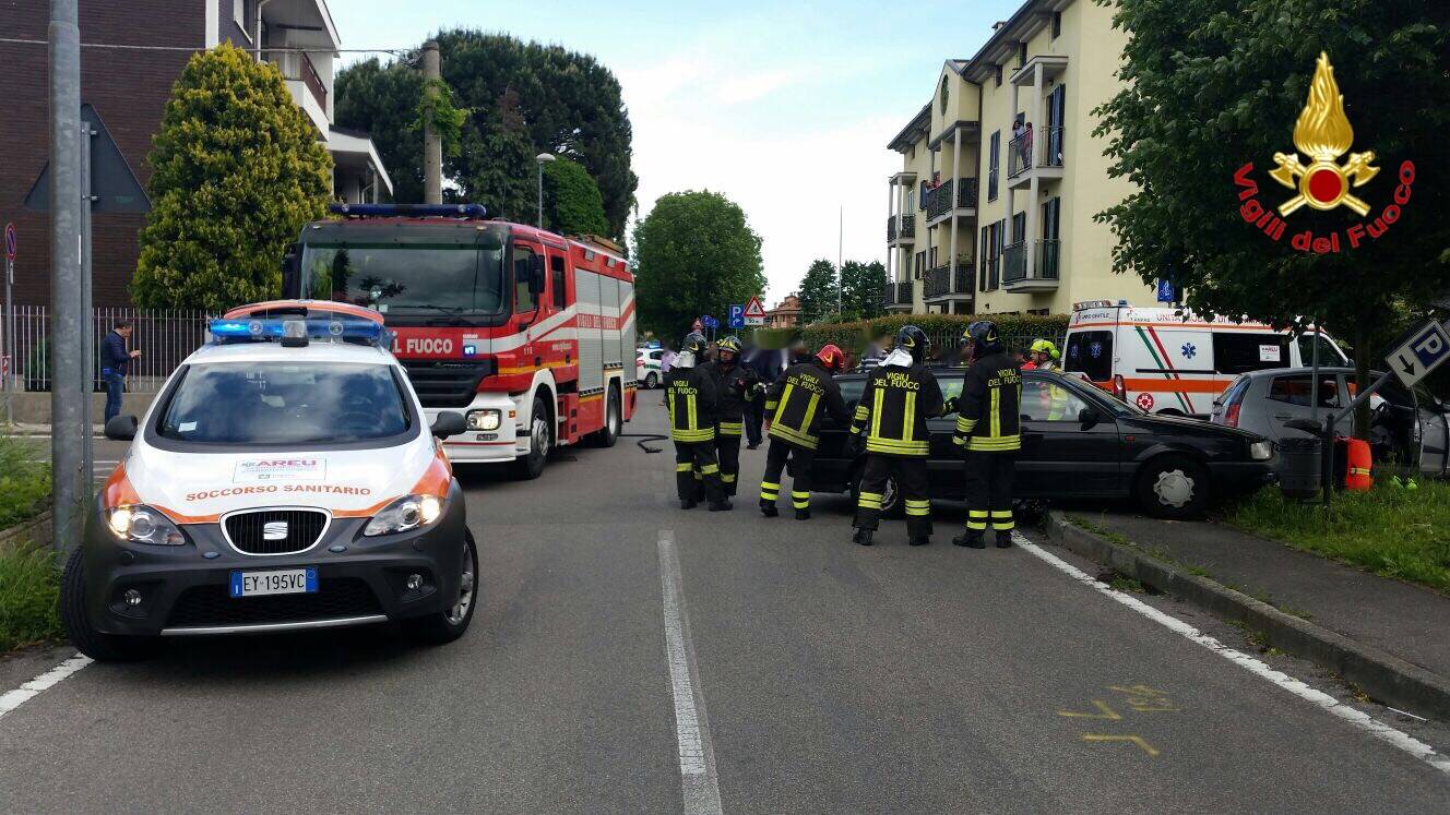 Incidente in Via Pisacane a Tradate