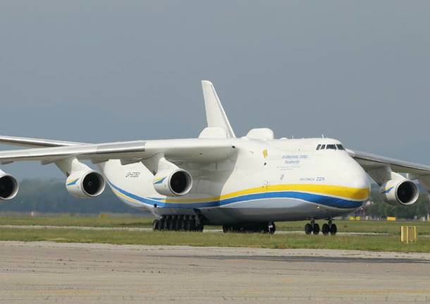 L'Antonov negli scatti dei ragazzi di Malpensa Spotters Group