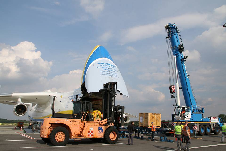 L'Antonov negli scatti dei ragazzi di Malpensa Spotters Group