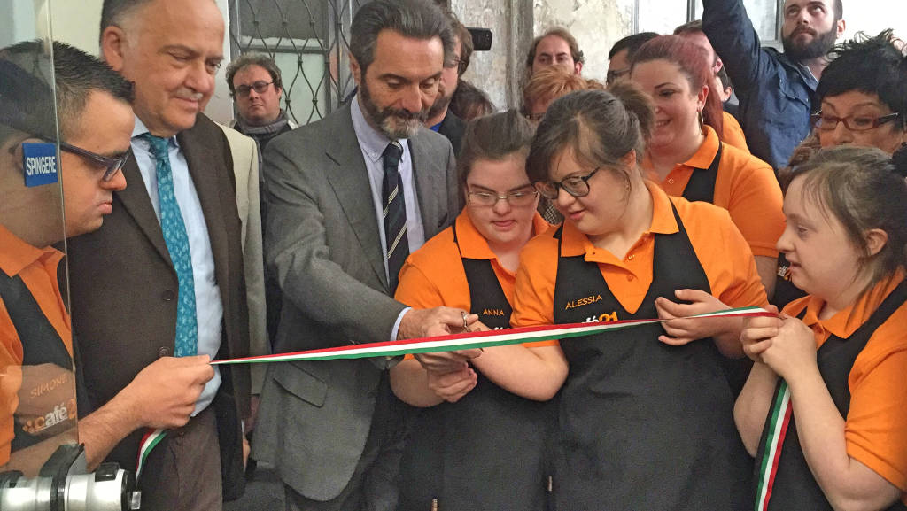 L'inaugurazione del cafè 21