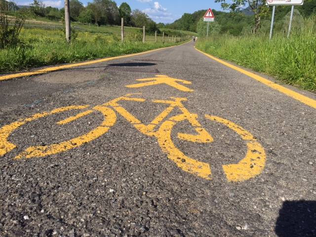 la pista ciclabile cuveglio - rancio valcuvia