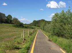 la pista ciclabile cuveglio - rancio valcuvia