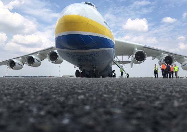 L’Antonov An-225 Mrriya, l’aereo più grande del mondo a Malpensa