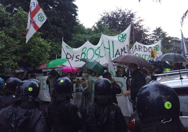 Manifestazione Lega contro Renzi 