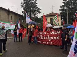 Manifestazione metalmeccanici Cassinetta Biandronno