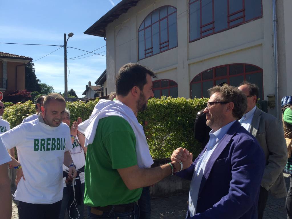Matteo Salvini a Brebbia