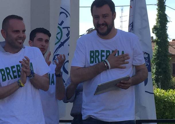 Matteo Salvini a Brebbia