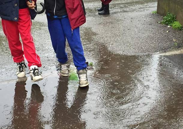 pozzanghera a scuola