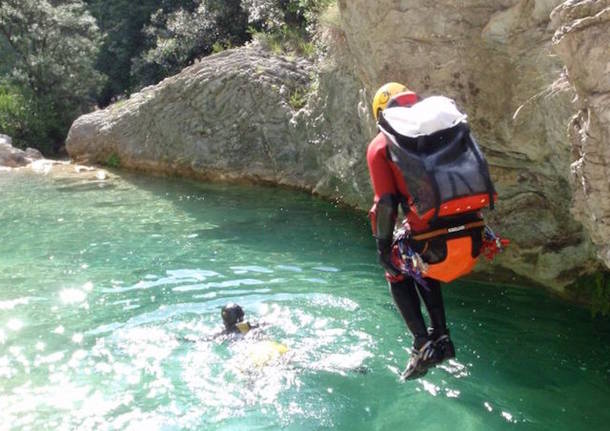 canyoning torrentismo cai sesto calende le salamandre