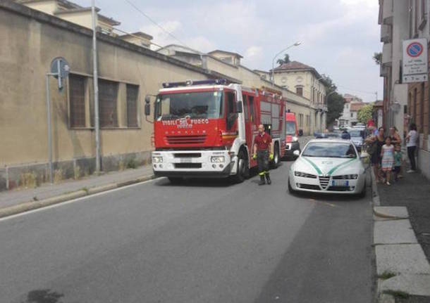 Tamponamento a catena a Busto Arsizio